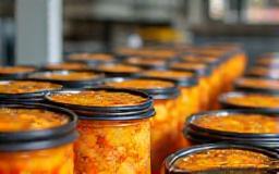 Soup being packed into containers or served hot